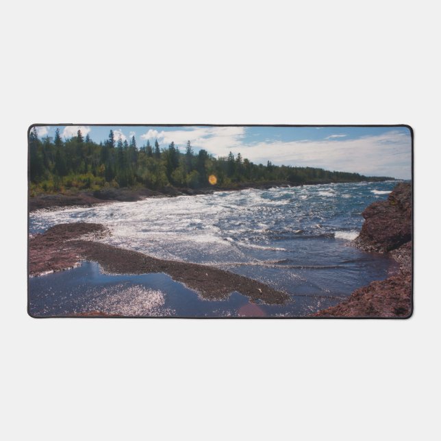 Rivage de Red Rock – Lac Supérieur, U.P. (Recto)