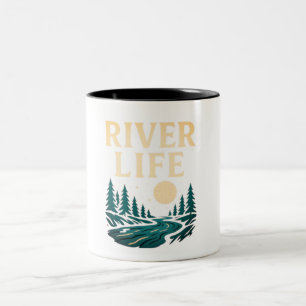 River Is Life Mug - Coupe de café inspirée par la