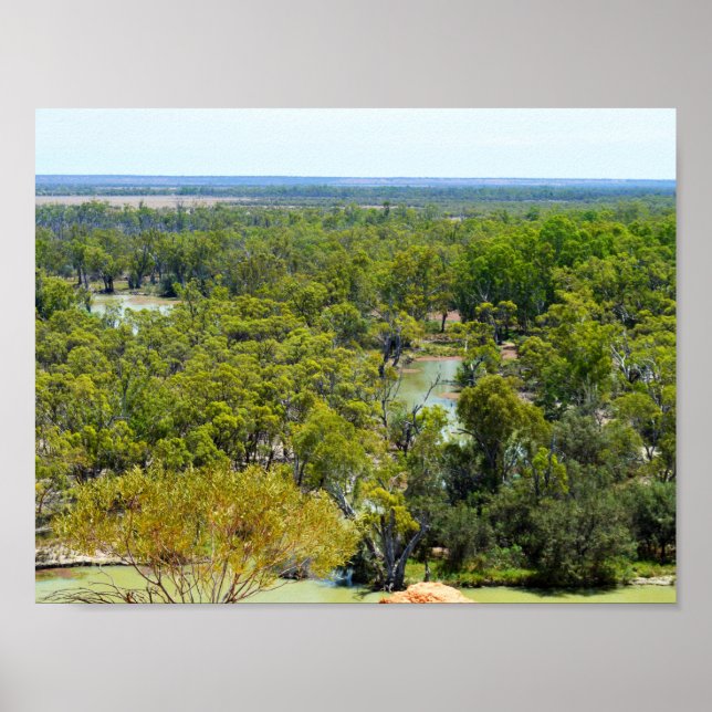 River Murray Australia High Views, Poster (Devant)