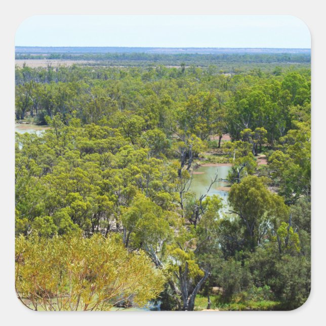 River Murray Australie Hautes vues, Stickers (Devant)