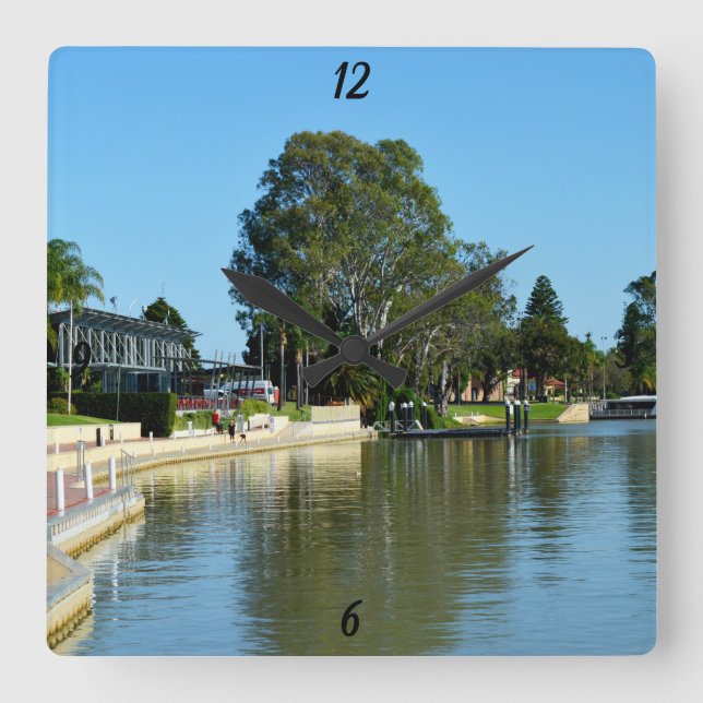 River Murray, Renmark Foreshore, horloge murale (Recto)