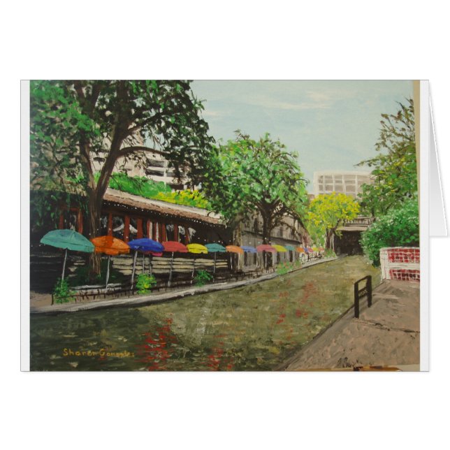 River Walk San Antonio, TX Peinture (Devant horizontal)