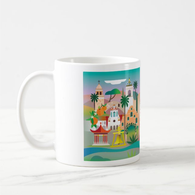 Riverside, Californie Mug (Gauche)