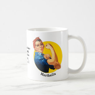 RIVETER ROSIE classique Mug de café personnalisé