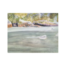 RIVIÈRE DE YUBA,    AQUARELLE