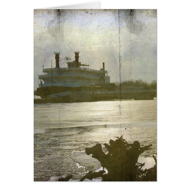 Rivière Mississippi Coucher de soleil d'hiver Tout (Devant)