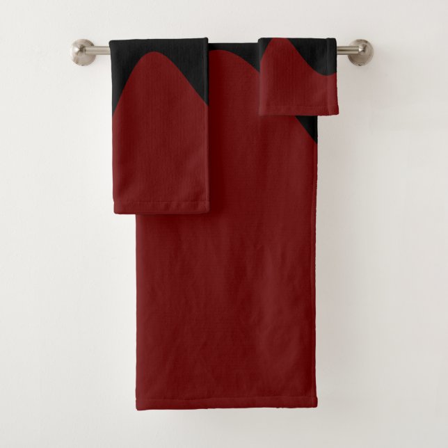 Rivière Noire moderne Rouge profond (En situation)