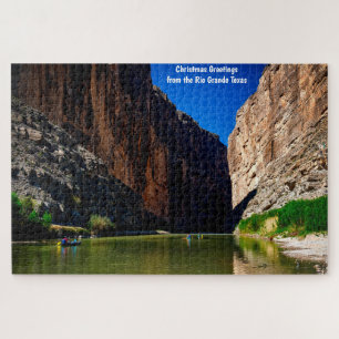 Rivière Rio Grande Texas. Puzzle