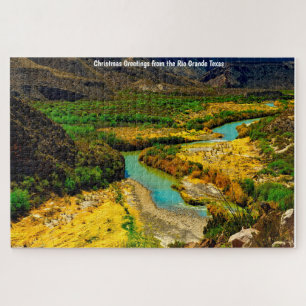 Rivière Rio Grande Texas. Puzzle