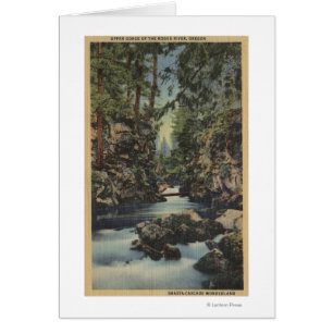 Rivière Rogue, Oregon - Haute Gorge Vue du fleuve