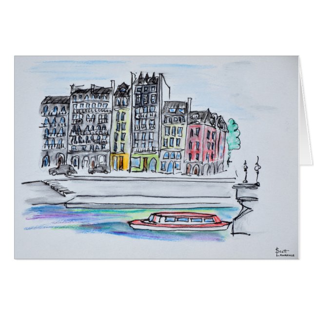 Rivière Seine | Ile Saint-Louis, Paris (Devant horizontal)