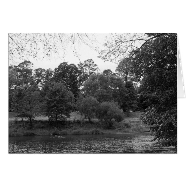 Rivière Taff à Bute Park, Cardiff - BW (Devant horizontal)