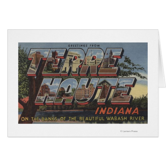 Rivière Wabash - Scènes de grandes lettres (Devant horizontal)