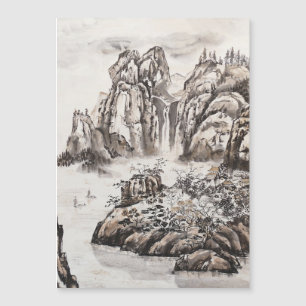 Rivière Yangze avec cascade