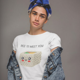 Riz Pour Vous Rencontrer T-Shirt Kawaii Sushi