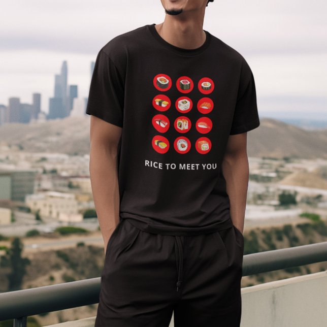 Riz Pour Vous Rencontrer T-Shirt Sushi (Créateur téléchargé)