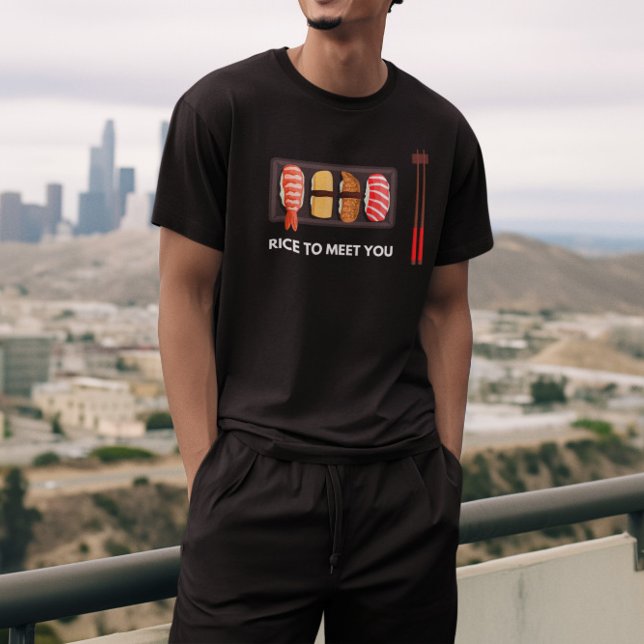 Riz Pour Vous Rencontrer T-Shirt Sushi (Créateur téléchargé)