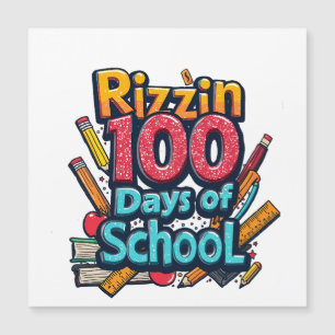 Rizzin 100 jours de l'école Gen Alpha Funny