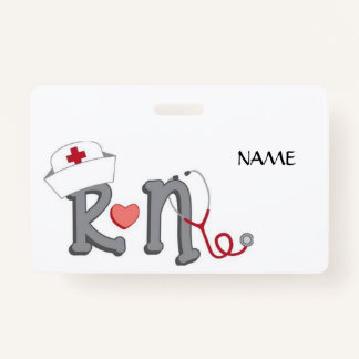RN Name Badge