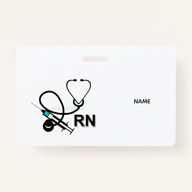 RN Name Badge (Devant)