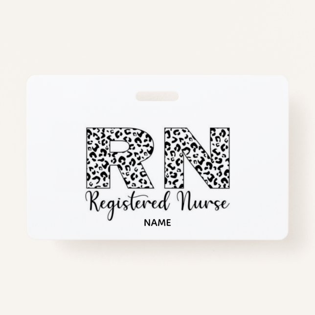 RN Name Badge (Devant)