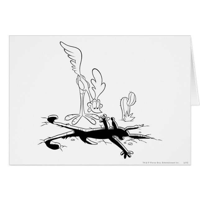 ROAD RUNNER™ et WILE E. COYOTE™ Trou en forme (Devant horizontal)
