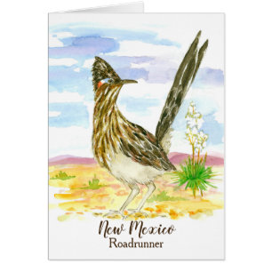 Roadrunner Nouveau-Mexique State Bird Blank