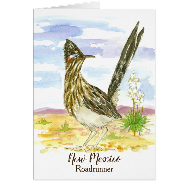 Roadrunner Nouveau-Mexique State Bird Blank (Devant)