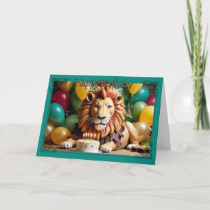 Roaring Good Celebration Carte d'anniversaire du g