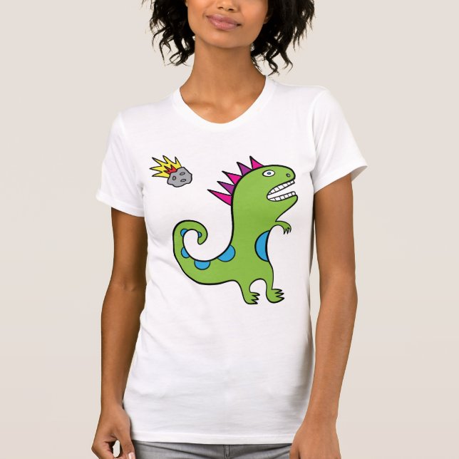 Roary le T-Rex - T-shirt de dames (Devant)