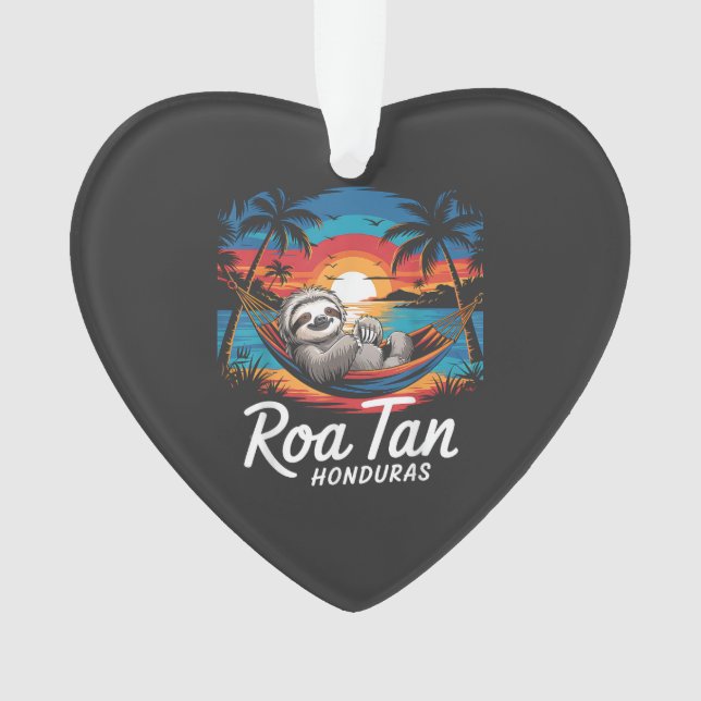 Roatan Sloth, Roatan Honduras Sloth, Roatan T-Shir (devant)