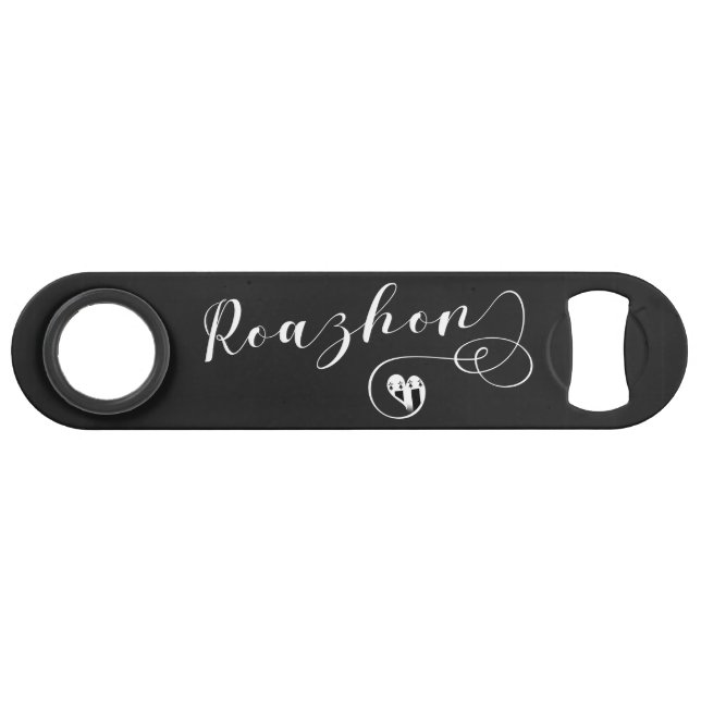 Roazhon, Drapeau de Rennes en Coeur, Bretagne (Devant (Horizontal))