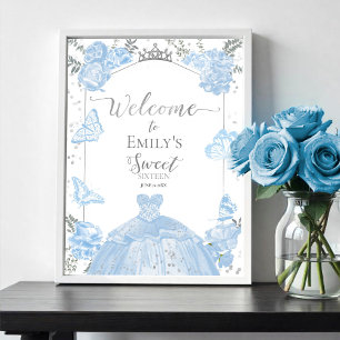 Robe bleu Dusty 16 Affiche de bienvenue Sweet