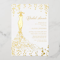 robe dorée nuptiale semelle invitation