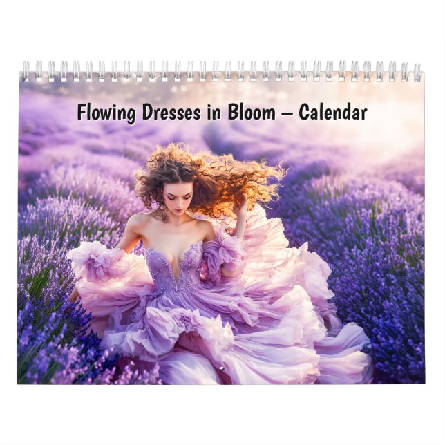 Robe fluides en fleurs – Calendrier (Protection)