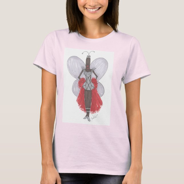 Robe géométrique de T-shirt de mode de pseudo (Devant)