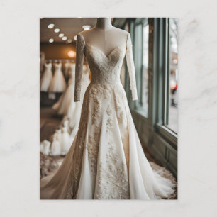 Robe mariage, Carte postale