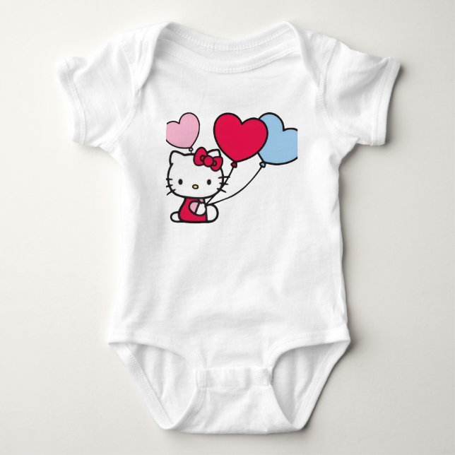 Robe pour bébé Chat Mignon – Impression de chat ad (Devant)