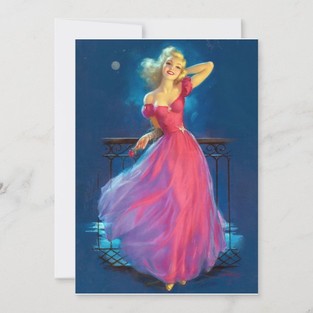 Robe rose vers le haut (Devant)