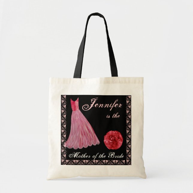 Robe ROUGE - mère du sac fourre-tout à coton de (Devant)
