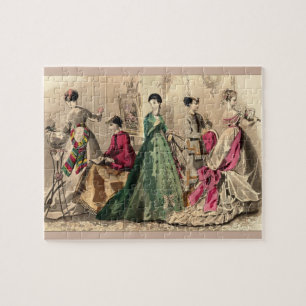 Robe Victorienne Avec Puzzle Bow Rose