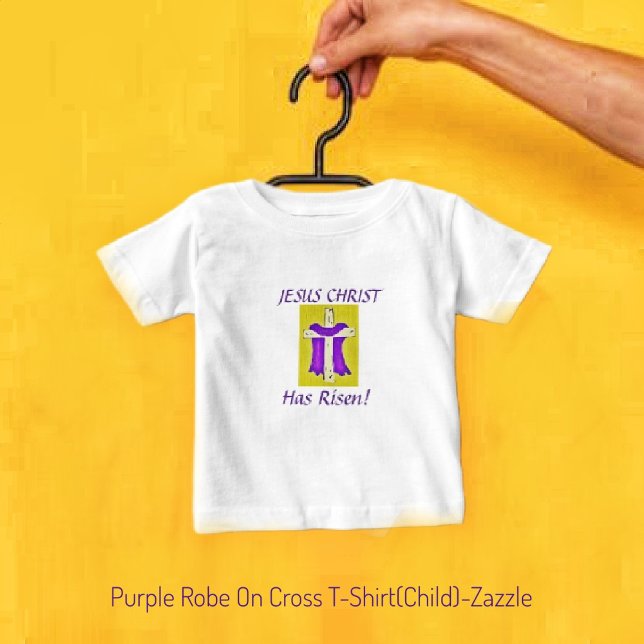 Robe Violette Sur T-shirt Cross Baby (Créateur téléchargé)