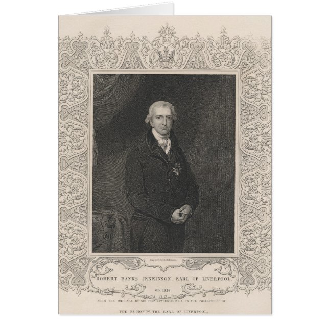 Robert Banks Jenkinson, 2e comte de Liverpool (Devant)