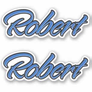 Robert Blue Autocollants