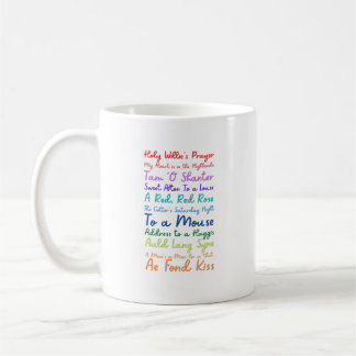 Robert Burns Poems - Mug