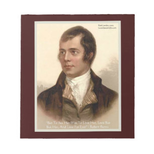 Robert Burns "Pour la connaître" Bloc-notes de cit