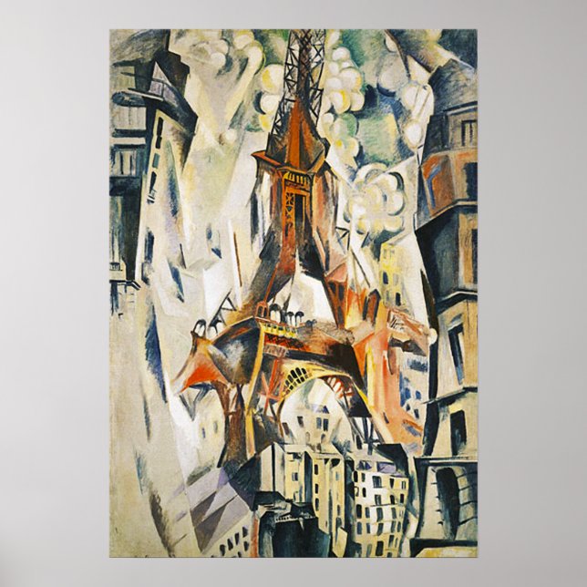 Robert Delaunay Eiffel Tower Poster (Devant)