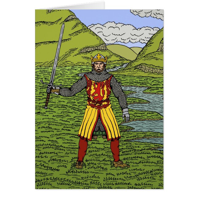 Robert the Bruce Greeting Card (Devant)