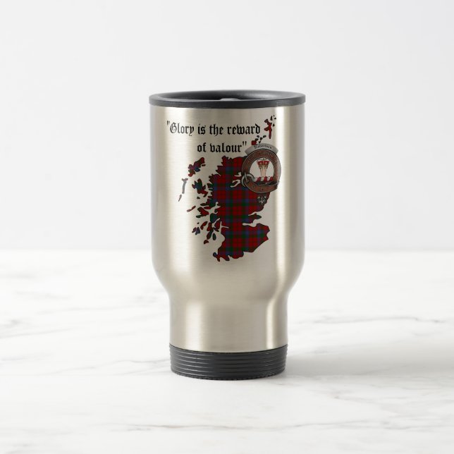 Robertson Clan Badge Travel Mug (Centre)