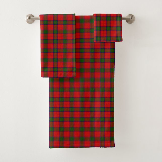 Robertson tartson rouge vert plaid (En situation)